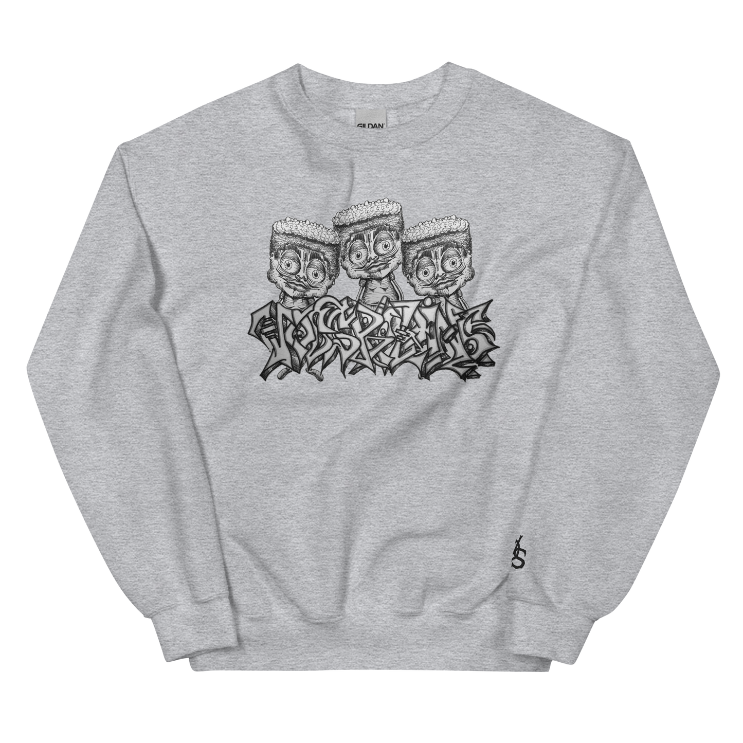 "Triplets" Crewneck